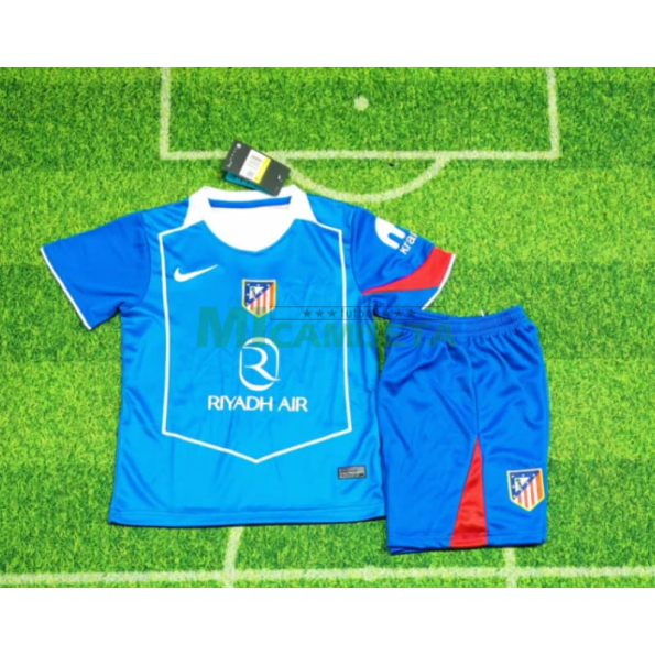 Camiseta Atlético de Madrid Tercera Equipación 2025/2026 Azul/Rojo