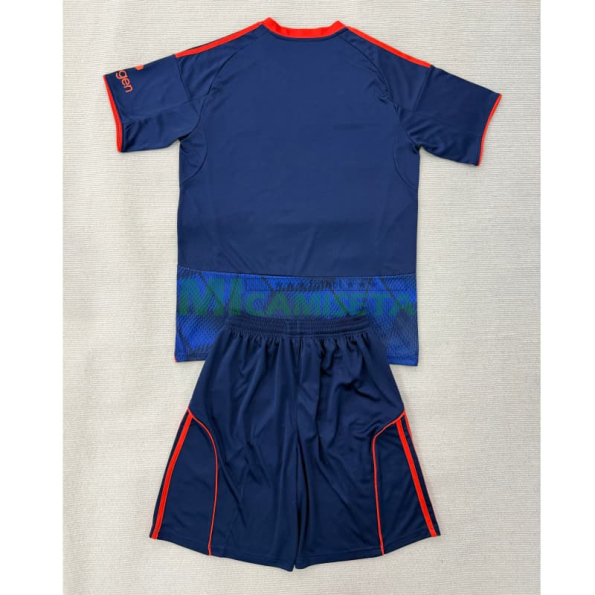 Camiseta Nottingham Forest Tercera Equipación 2025/2026 Azul Marino Niño Kit