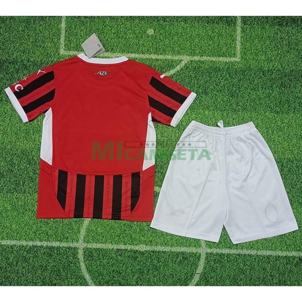 Camiseta AC Milan Primera Equipación 2024/2025 Niño Kit