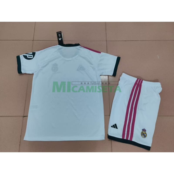 Camiseta Real Madrid 2026/2027 Blanco Niño Kit con Parche HP