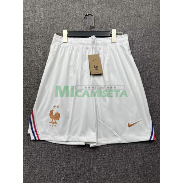 Pantalón Corto Francia Primera Equipación Mundial 2026 Blanco