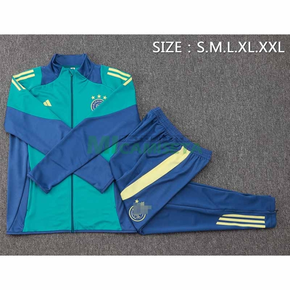 Chandal Ajax de Ámsterdam 2024/2025 Verde/Azul