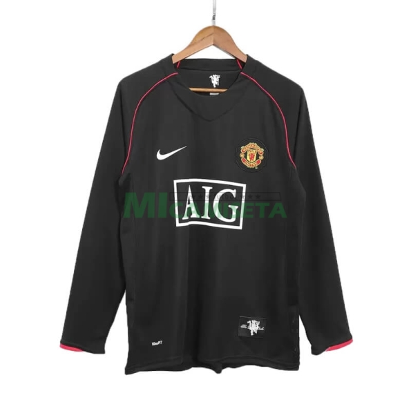 Camiseta RONALDO 7 Manchester United Segunda Equipación Retro 2007/08 ML