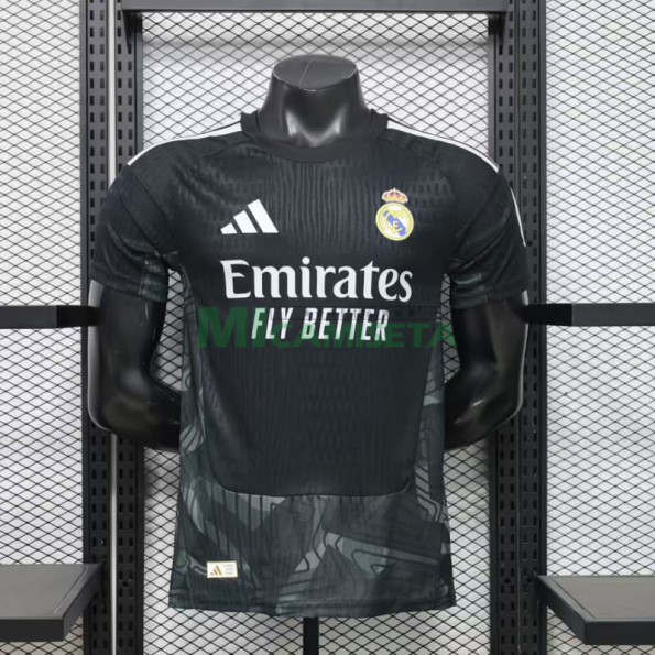 Camiseta de Portero Real Madrid Primera Equipación 2026/2027 Negro (EDICIÓN JUGADOR)