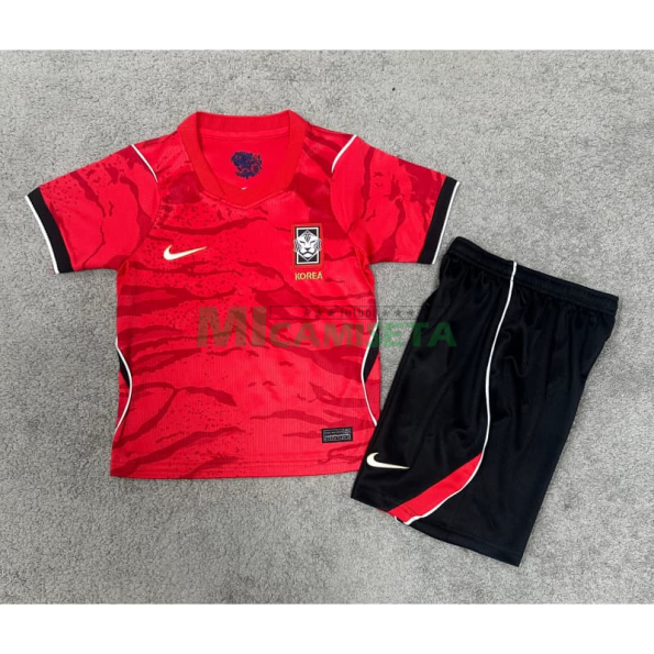 Camiseta Corea del Sur Primera Equipación Mundial 2026 Rojo Niño Kit