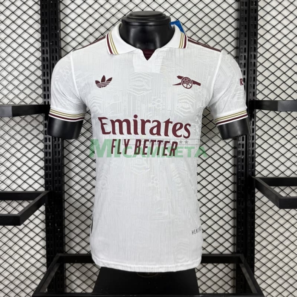 Camiseta Arsenal Tercera Equipación 2025/2026 Blanco (EDICIÓN JUGADOR)