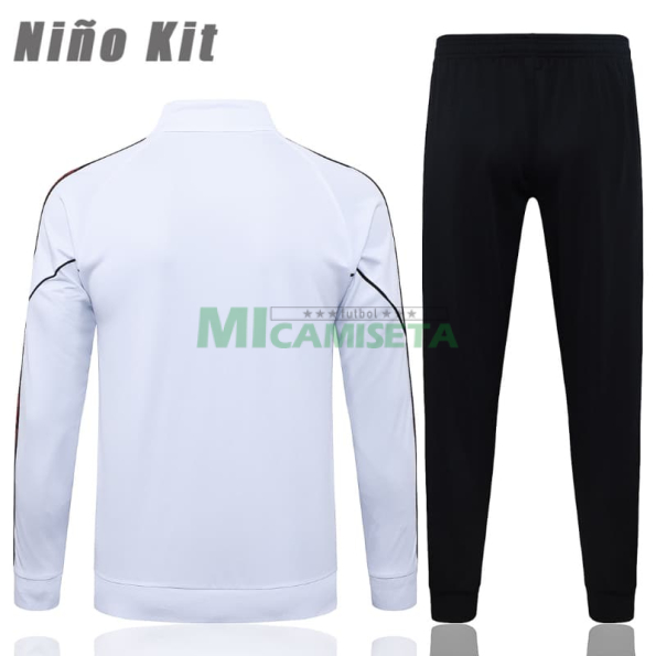 Chandal AC Milan 2025/2026 Niño Blanco/Rojo