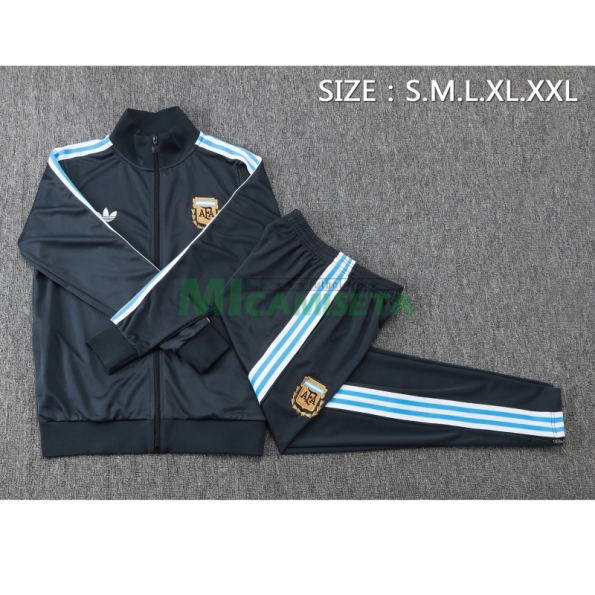 Chandal Argentina 2025/2026 Retro Gris Oscuro