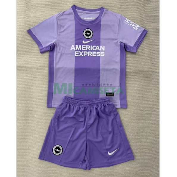 Camiseta Brighton Segunda Equipación 2025/2026 Morado