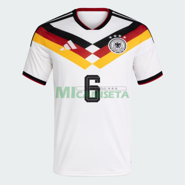Camiseta Kimmich 6 Alemania Primera Equipación 2026 Blanco