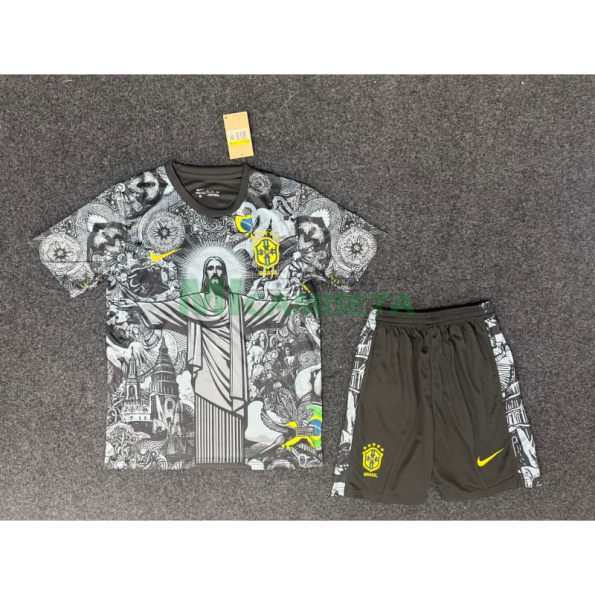 Camiseta Brasil 2024 Especial Edición Negro/Gris