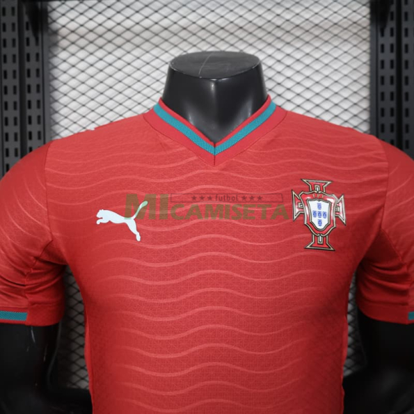 Camiseta Portugal Primera Equipación Mundial 2026 Rojo (EDICIÓN JUGADOR)