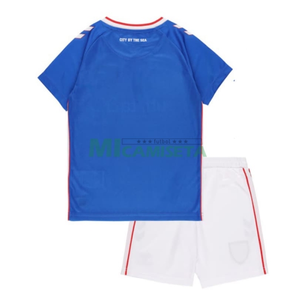 Camiseta Sunderland AFC Segunda Equipación 2025/2026 Azul Niño Kit