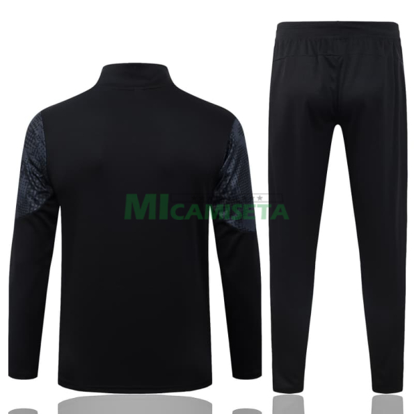Chandal AC Milan 2025/2026 Negro con Estampado en Manga
