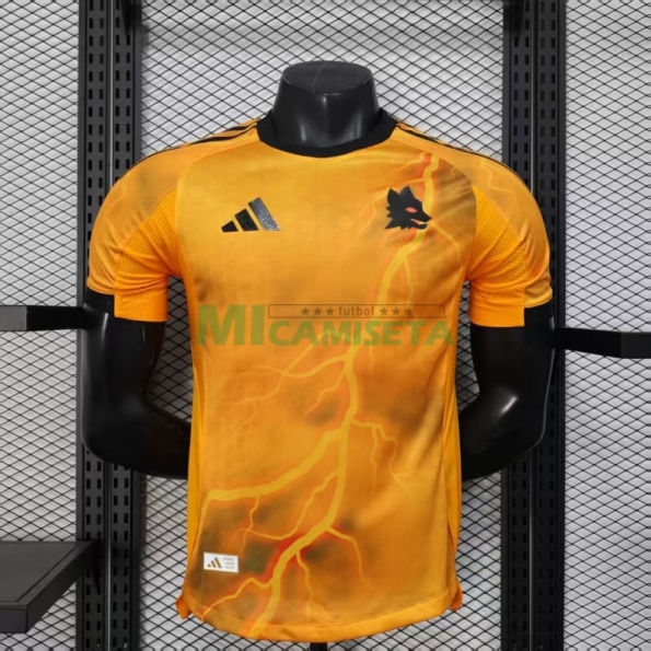 Camiseta AS Roma Segunda Equipación 2025/2026 Naranja (EDICIÓN JUGADOR)