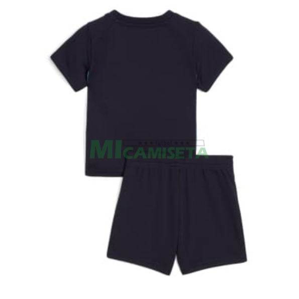 Camiseta Olympique Marsella Segunda Equipación 2025/2026 Azul Marino Niño Kit