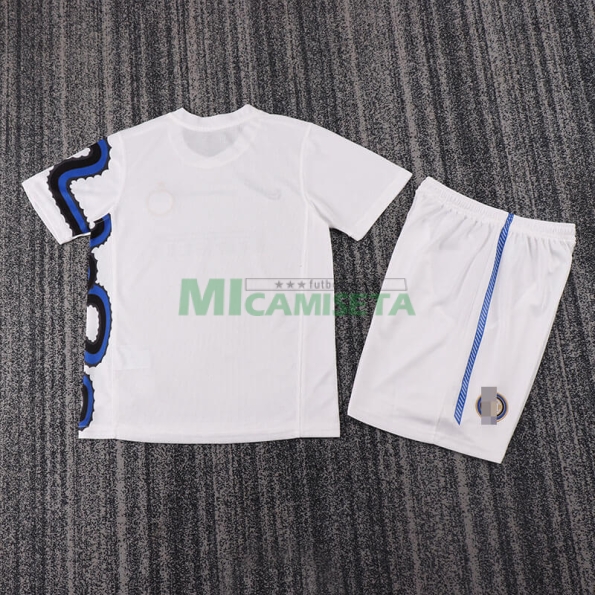 Camiseta Inter de Milan Segunda Equipación Retro 2010/11 Niño Kit