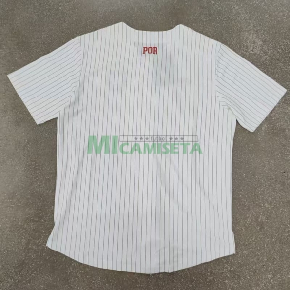 Camiseta Portugal 2025 Baseball Shirt Blanco