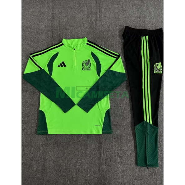 Sudadera de Entrenamiento México 2026 Niño Kit Verde Claro