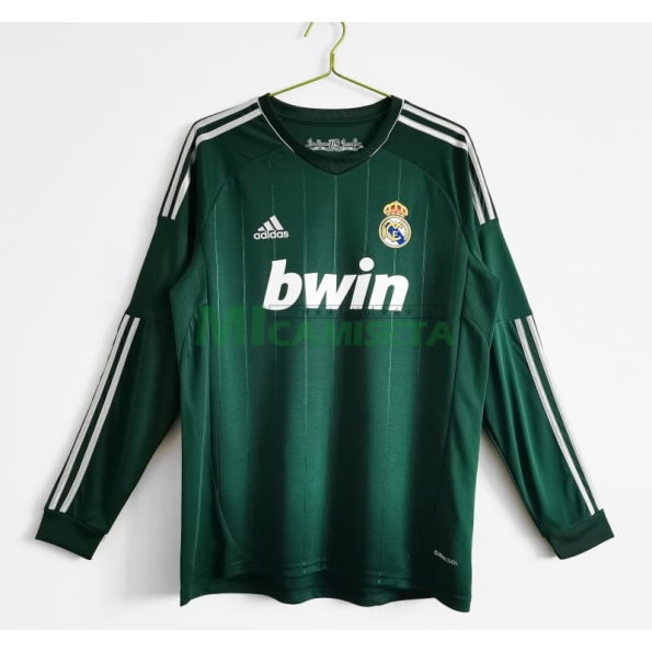 Camiseta Real Madrid Tercera Equipación Retro 2012/13 ML Verde