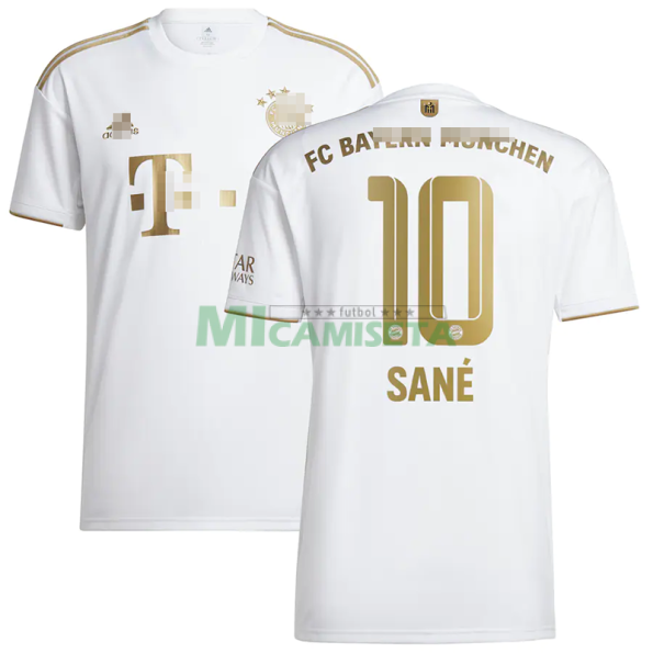 Camiseta Sané 10 Bayern Múnich Segunda Equipación 2022/2023