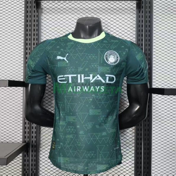 Camiseta Manchester City Cuarta Equipación 2025/2026 Verde (EDICIÓN JUGADOR)