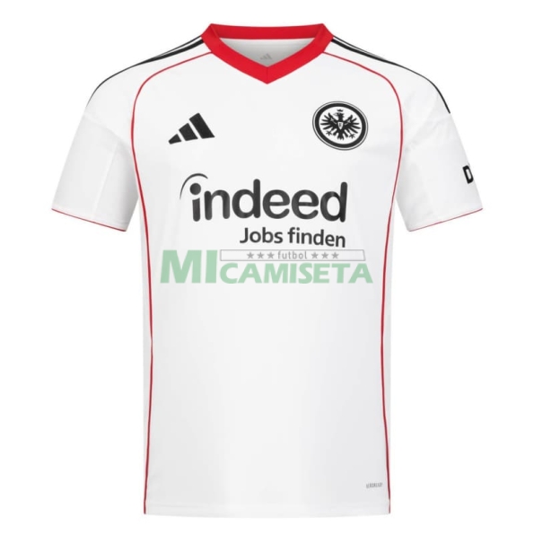 Camiseta Eintracht Fráncfort Segunda Equipación 2025/2026 Blanco