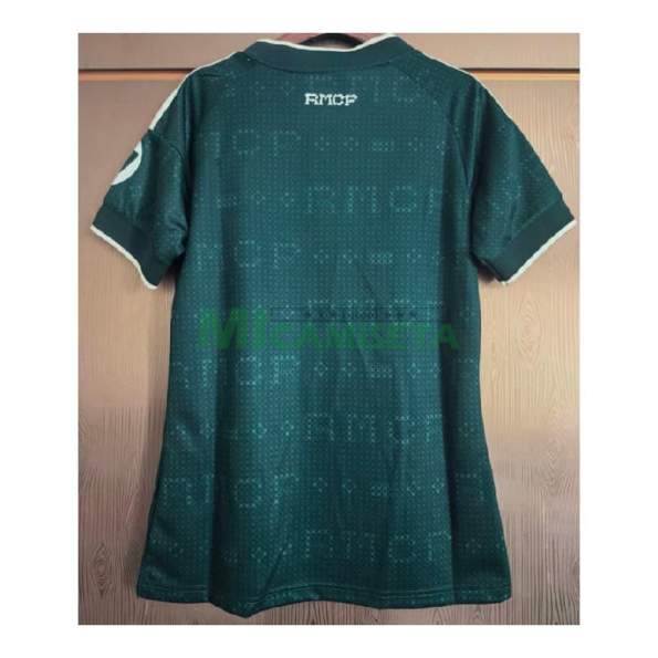 Camiseta Real Madrid Segunda Equipación 2026/2027 Verde Oscuro Mujer con Parche HP