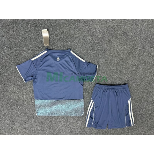 Camiseta Al Nassr Segunda Equipación 2025/2026 Azul Niño Kit