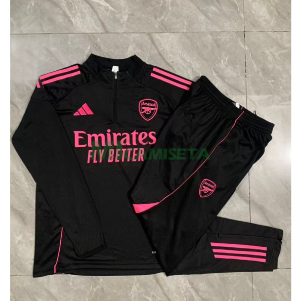 Sudadera De Entrenamiento Arsenal 2025/2026 Negro/Rosa