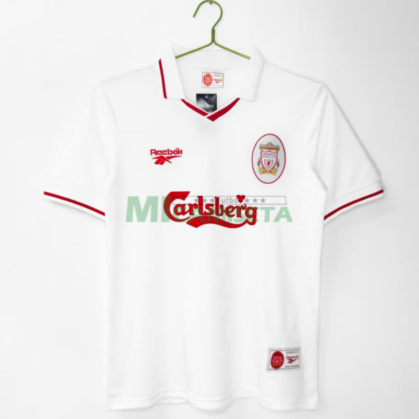 Camiseta Liverpool Retro 1996/97 Blanco