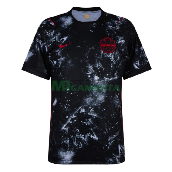Camiseta Canada Segunda Equipación Mundial 2026 Negro