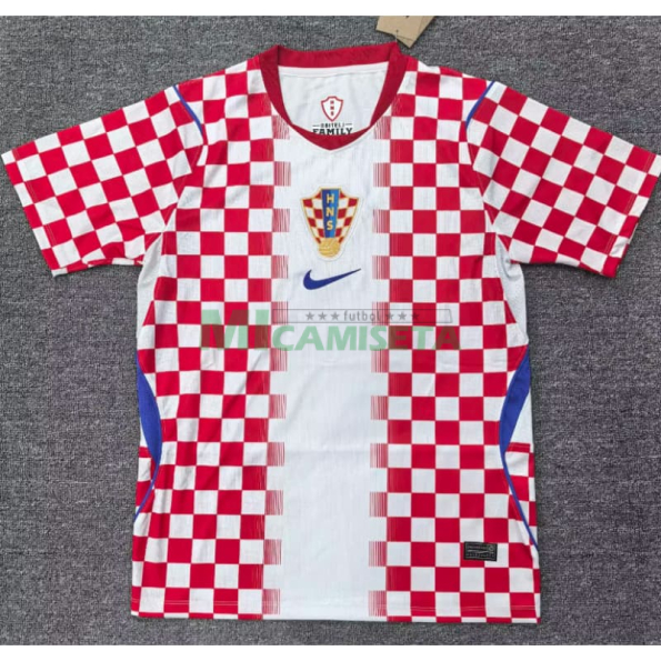 Camiseta Croacia Primera Equipación Mundial 2026 Rojo/Blanco