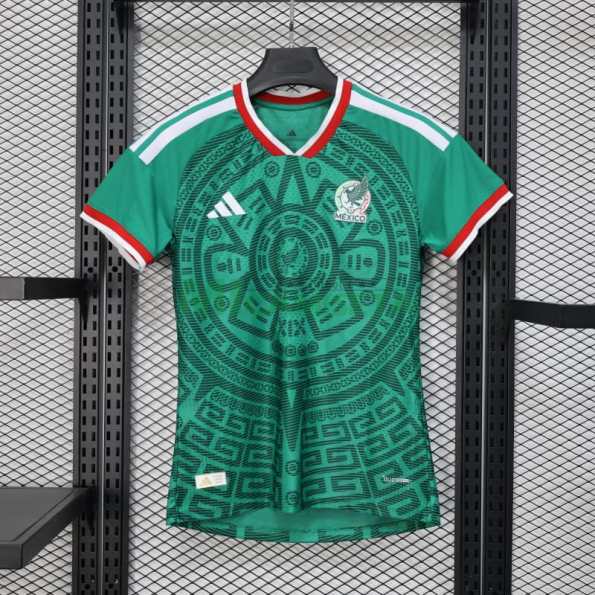 Camiseta México Primera Equipación Mundial 2026 Verde Mujer (EDICIÓN JUGADOR)