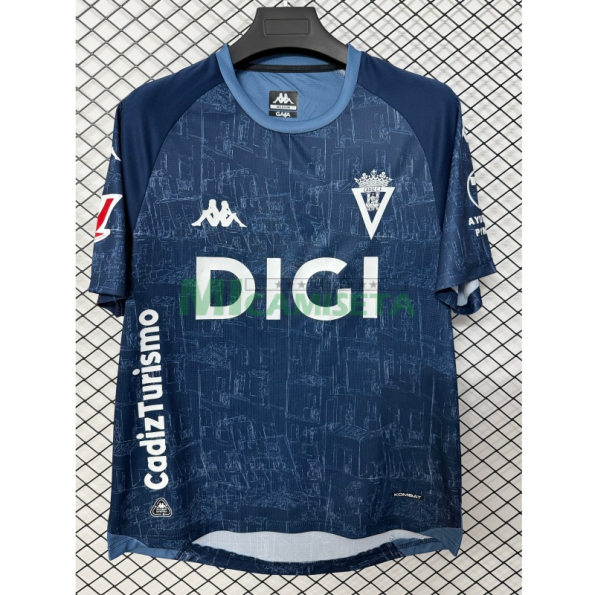 Camiseta Cadiz Segunda Equipación 2026/2027 Azul con Parche La Liga