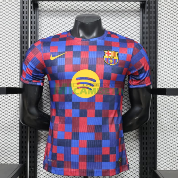 Camiseta Barcelona 2026/2027 Pre-Match Rojo/Azul (EDICIÓN JUGADOR)