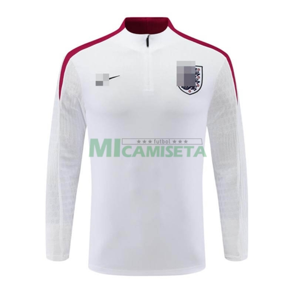 Sudadera de Entrenamiento Inglaterra 2024 Blanco/Rojo