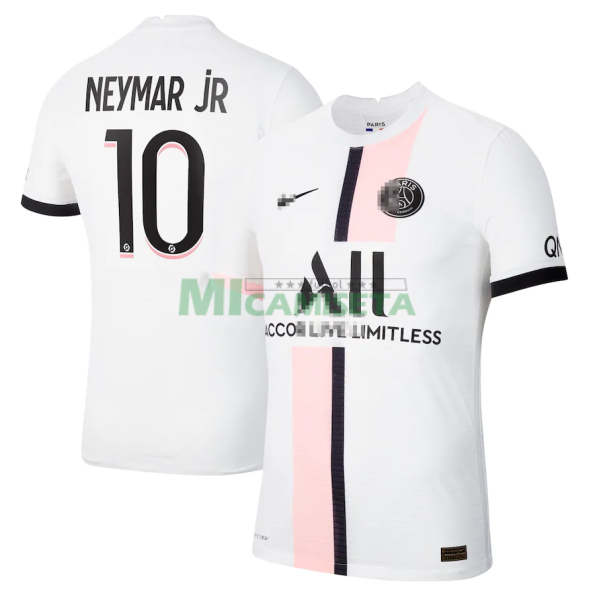 Camiseta Neymar Jr 10 PSG Segunda Equipación 2021/2022