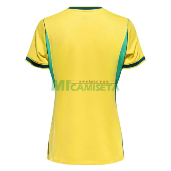 Camiseta Brasil Primera Equipación Mundial 2026 Amarillo Mujer