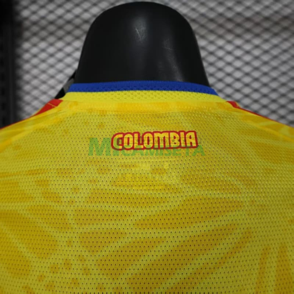 Camiseta Colombia 2026 ML Amarillo (EDICIÓN JUGADOR)