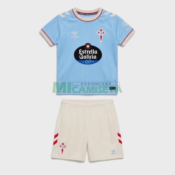 Camiseta Celta De Vigo Primera Equipación 2026/2027 Azul Niño Kit
