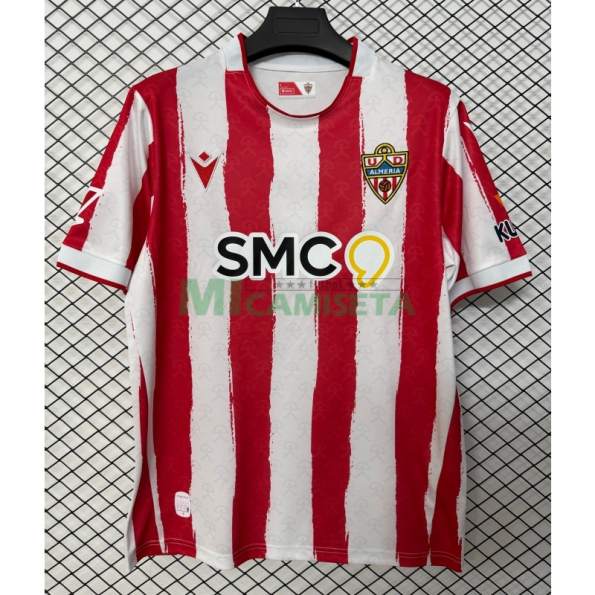 Camiseta UD Almería Primera Equipación 2026/2027 Rojo/Blanco con Parche La Liga