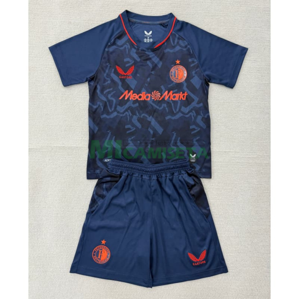 Camiseta Feyenoord Tercera Equipación 2026/2027 Azul Marino/Naranja