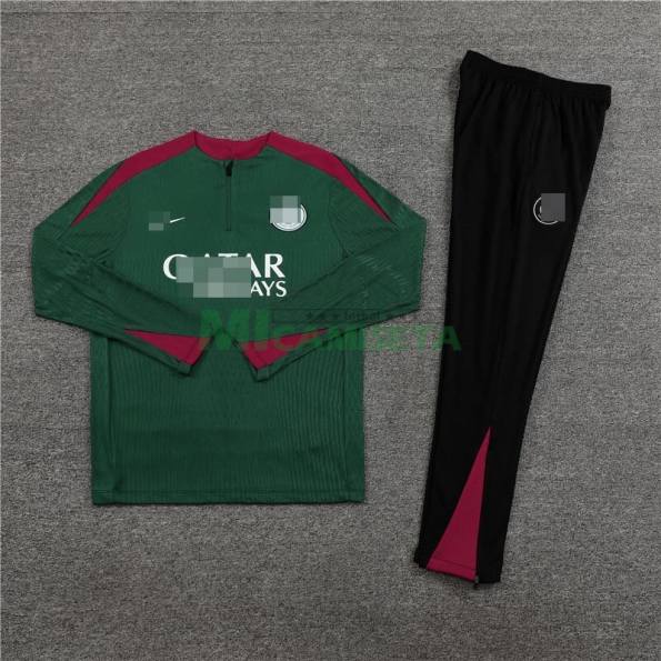 Sudadera de Entrenamiento PSG 2024/2025 Verde/Rojo