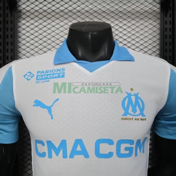 Camiseta Olympique Marsella Primera Equipación 2025/2026 Blanco (EDICIÓN JUGADOR)