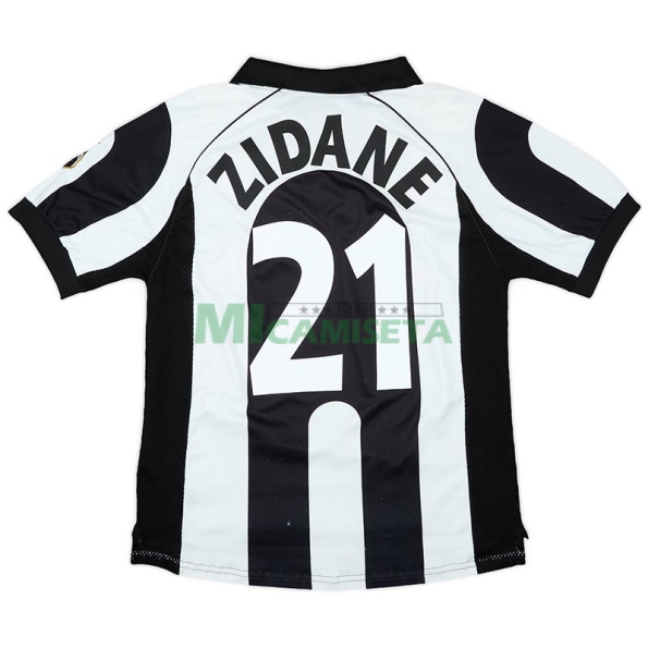 Camiseta ZIDANE 21 Juventus Primera Equipación Retro 1997/98