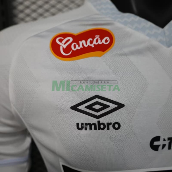 Camiseta Santos FC Primera Equipación 2025/2026 Blanco con Publicitario (EDICIÓN JUGADOR)