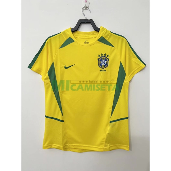 Camiseta Brasil Primera Equipación Retro 2002