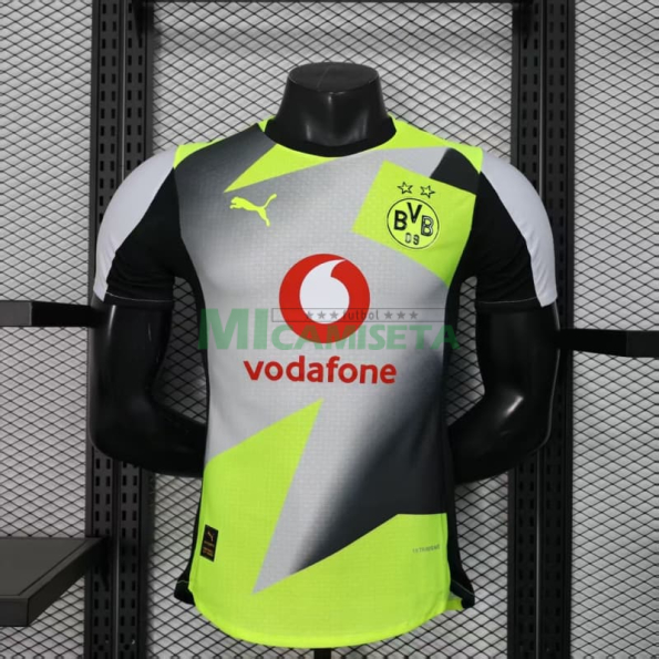 Camiseta Borussia Dortmund Segunda Equipación 2025/2026 Amarillo/Negro/Gris (EDICIÓN JUGADOR)