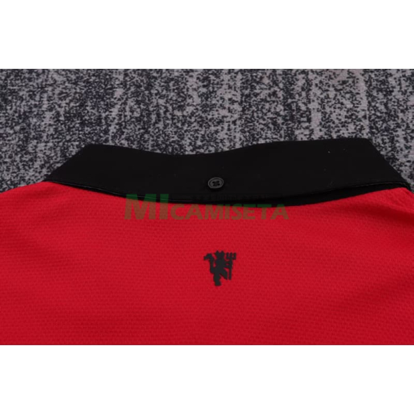 Camiseta Manchester United Primera Equipación Retro 2013/14 Rojo Niño Kit